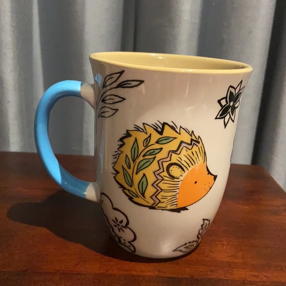 Rebecca R. Lyon Hedgehog Coffee Tea Mug  14 Oz. 4.75" Tall Ceramic - Picture 2 of 10
